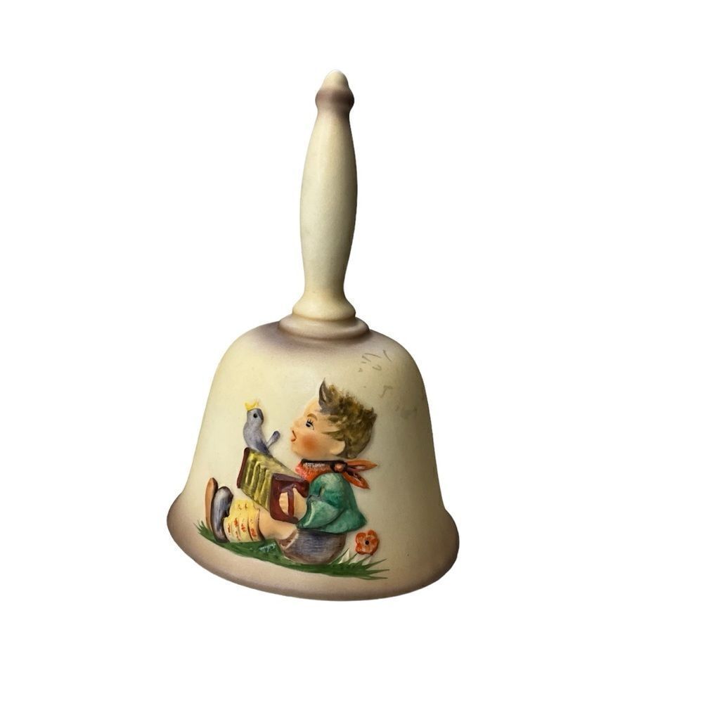 Vintage Hummel Handcrafted Annual Bell 1977 "Let's Sing" First Edition